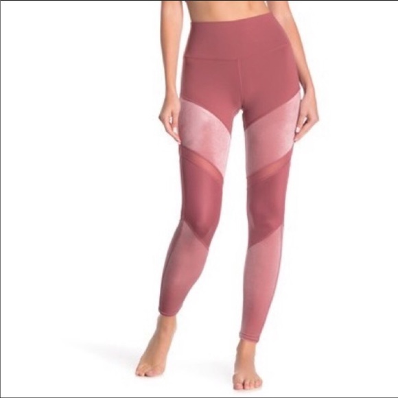 Alo Yoga Nwt Luxe Sheila Velvet Moto 